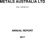Metals Australia Limited