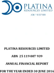 Platina Resources