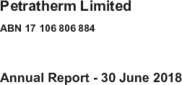 Petratherm Limited