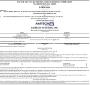 Amtech Systems