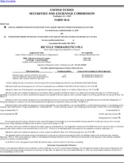Bicycle Therapeutics plc