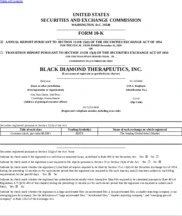 Black Diamond Therapeutics, Inc.