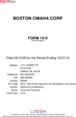 Boston Omaha Corporation