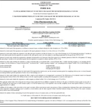 Citius Pharmaceuticals, Inc.