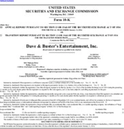 Dave & Buster's Entertainment, Inc.