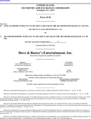 Dave & Buster's Entertainment, Inc.
