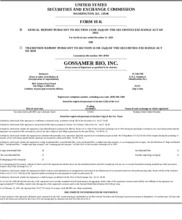 Gossamer Bio, Inc.