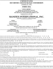Manitex International, Inc.