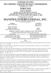 Manitex International, Inc.