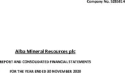 Alba Mineral Resources plc