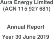 Aura Energy Limited