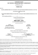 Pro-Dex, Inc.