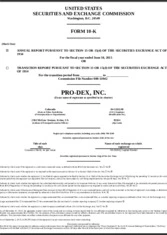 Pro-Dex, Inc.