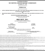 Pro-Dex, Inc.