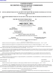 Pro-Dex, Inc.