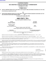 Pro-Dex, Inc.