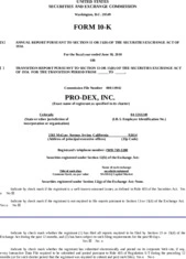 Pro-Dex, Inc.