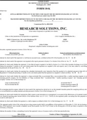 Research Solutions, Inc.
