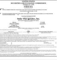 Stoke Therapeutics, Inc.