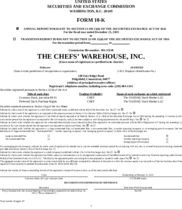 The Chefs Warehouse