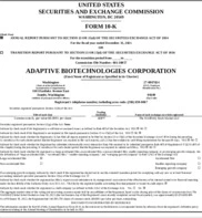 Adaptive Biotechnologies Corporation