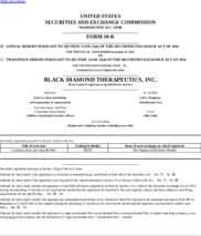 Black Diamond Therapeutics, Inc.