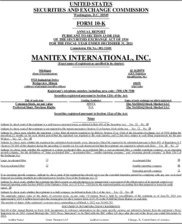 Manitex International, Inc.