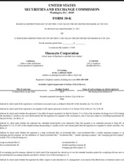 OncoCyte Corporation