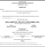 Willamette Valley Vineyards, Inc.