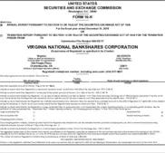 Virginia National Bankshares