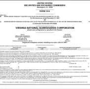 Virginia National Bankshares