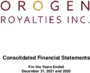 Orogen Royalties Inc.