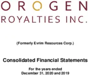 Orogen Royalties Inc.