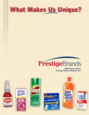 Prestige Consumer Healthcare Inc.