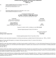 Acme United Corporation