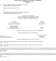 Acme United Corporation