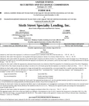 Sixth Street Specialty Lending, Inc.