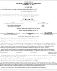 Forian Inc. - AnnualReports.com