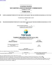 Tarsus Pharmaceuticals, Inc.