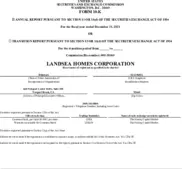 Landsea Homes Corporation