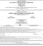 Singular Genomics Systems, Inc.