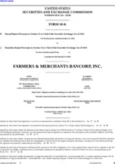Farmers & Merchants Bancorp