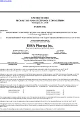 ESSA Pharma Inc.