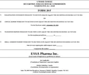 ESSA Pharma Inc.