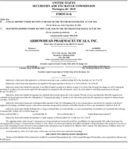 Arrowhead Pharmaceuticals, Inc.