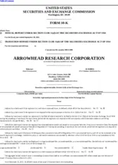 Arrowhead Pharmaceuticals, Inc.