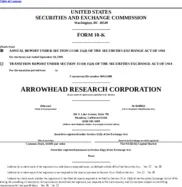 Arrowhead Pharmaceuticals, Inc.