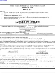Hanover Bancorp, Inc.