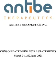 Antibe Therapeutics Inc.