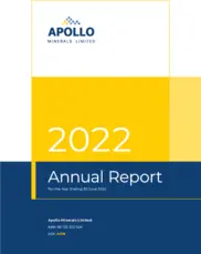 Apollo Minerals Limited 
